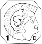 Poinçon tête de Minerve — argent